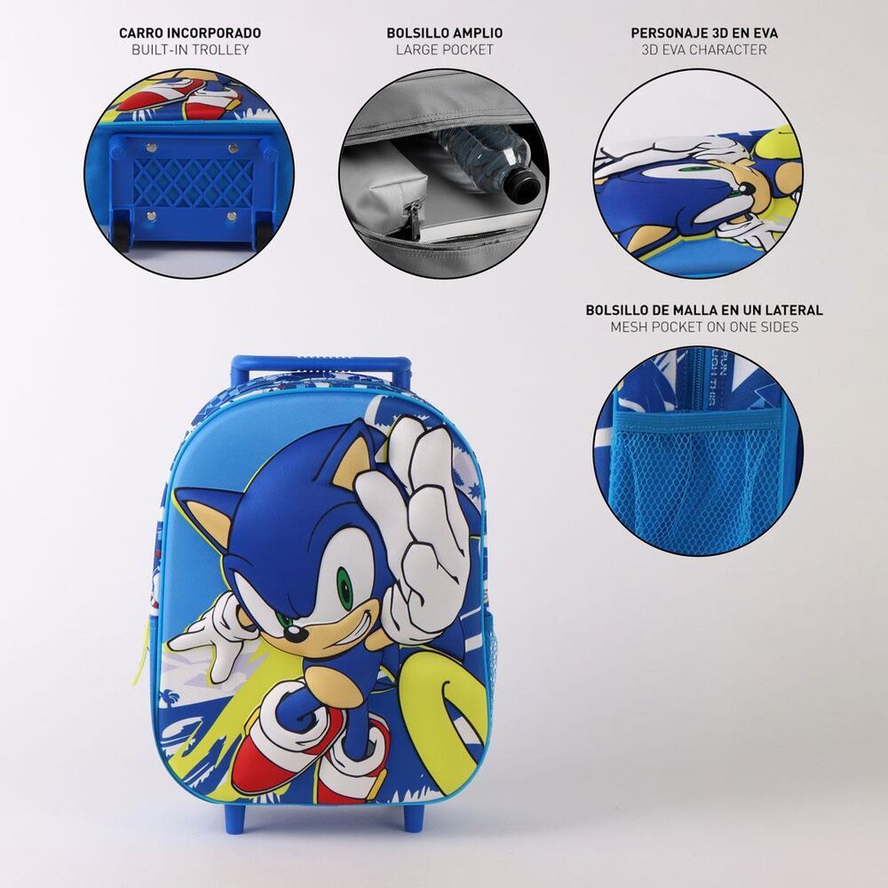 Trolley 3D Sonic the Hedgehog 30cm slika 11