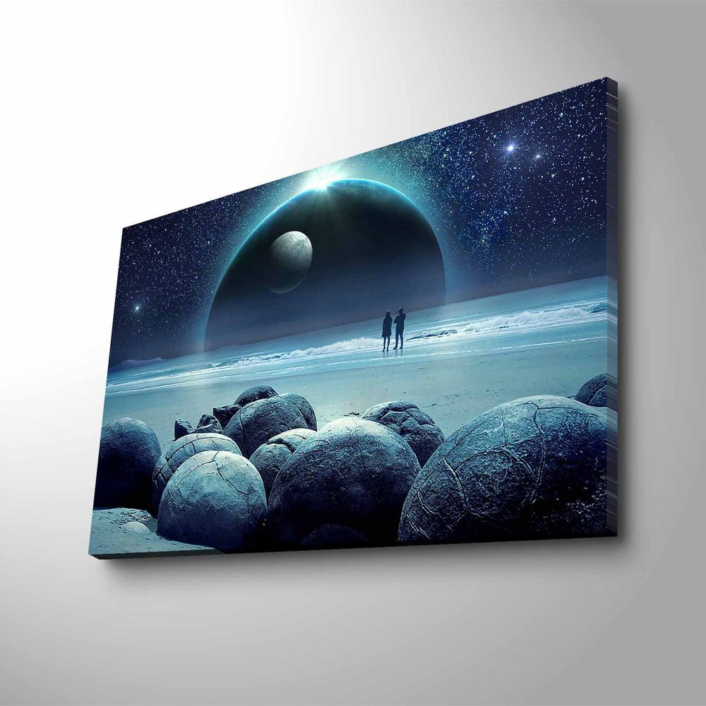 NASA-022 Dekorativna Slikarska Platna sa LED Osvjetljenjem u Više Boja slika 2