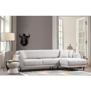 Atelier Del Sofa Kutna garnitura na razvlačenje, Bež, Image Corner Right ( L3-Chl ) - Beige