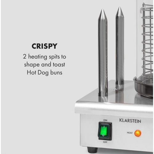 Klarstein Wurstfabrik 550 aparat za hot dog, srebro slika 5