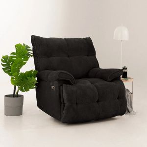 Električni Relax Fotelja - Crna