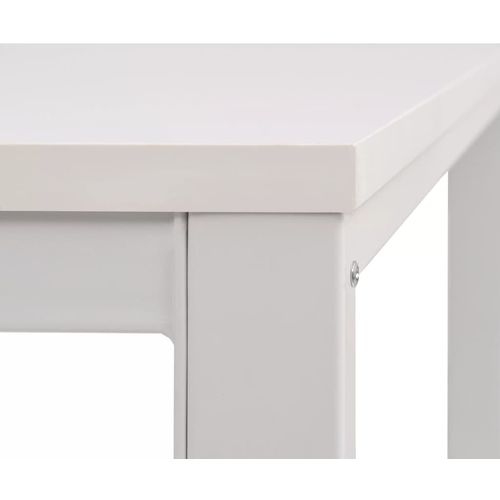 Pisaći stol 120 x 60 x 75 cm bijeli slika 5