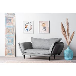 Atelier Del Sofa Dvosjed na razvlačenje, Sivo, Vino Daybed - Grey GR110\01