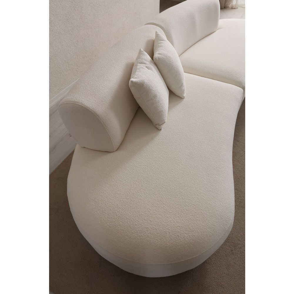 Ugaona Sofa Pars (1L + 1R) - boja: krem v2 slika 5