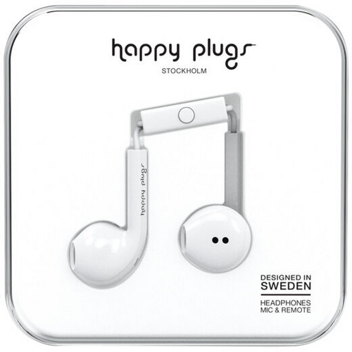 Happy Plugs, Earbud Plus slušalice,Bijela slika 1