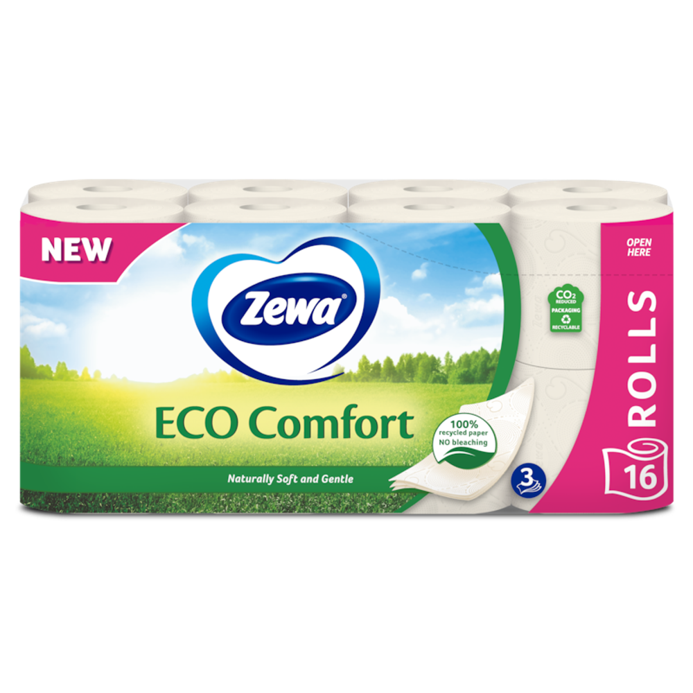 Zewa Eco Comfort toaletni papir 16/1  3sl slika 1