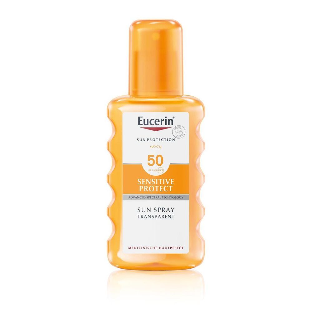 EUCERIN SUN SPRAY TRANSPARENT SPF50 200ML slika 1