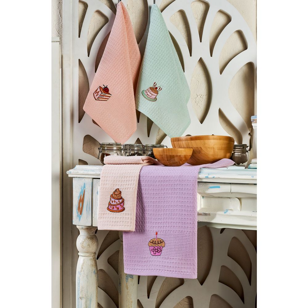 Set kuhinjskih peškira Cake Multicolor (6 komada) slika 2