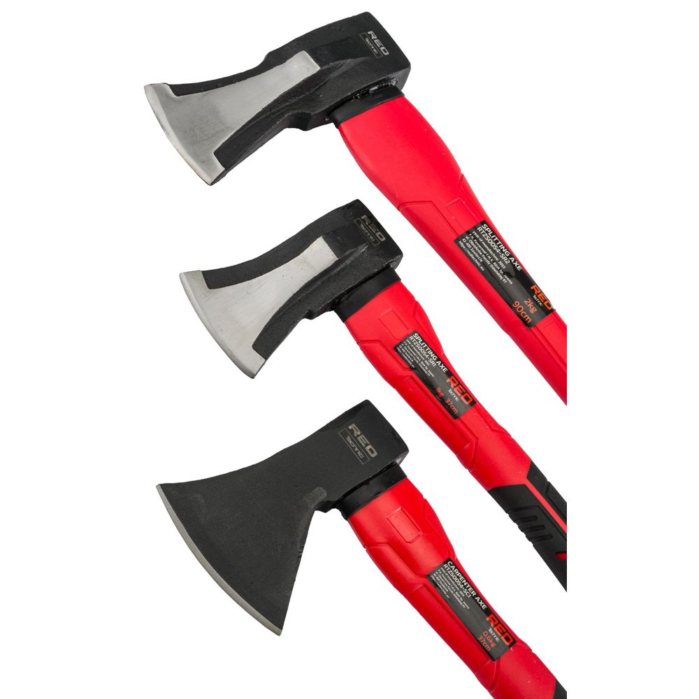 Red Technic set sjekira za cijepanje i tesanje drva 3 kom RTZS0054 slika 3