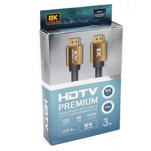 HDMI kabl V2.1 8K 3m KT-HK2.1-3M slika 2