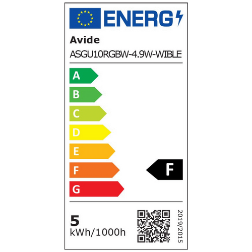 Avide Pametna žarulja, LED 4.9W, GU10, RGB+W, WiFi, Bluetooth slika 3