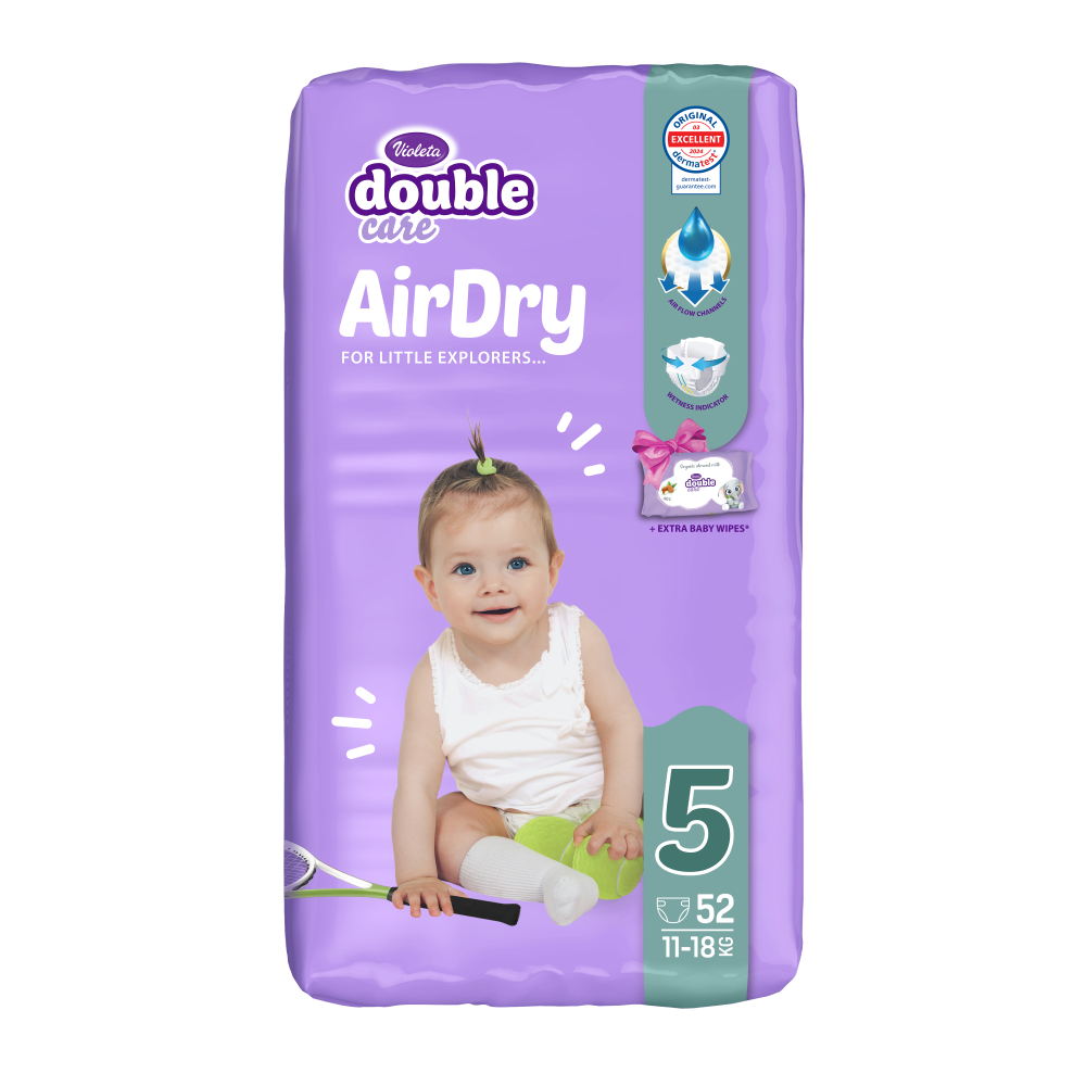 Violeta Double care pelene Air dry slika 1