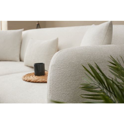 Atelier Del Sofa Trosjed na razvlačenje, Krem Zlato, Simena - Cream slika 4