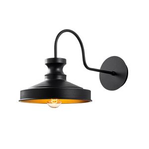 Opviq Zidna lampa BOAT crna, metal, 22 x 42 cm, visina 23 cm, E27 40 W, Berceste - 182BLACK-A