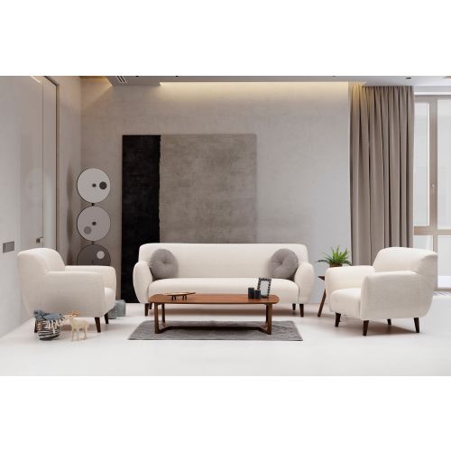 Atelier Del Sofa Fotelja ERNA bež, Enna  - Beige slika 1