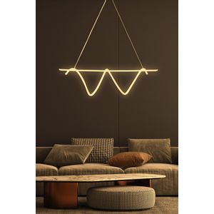 Tauri White-Yellow Light White Chandelier