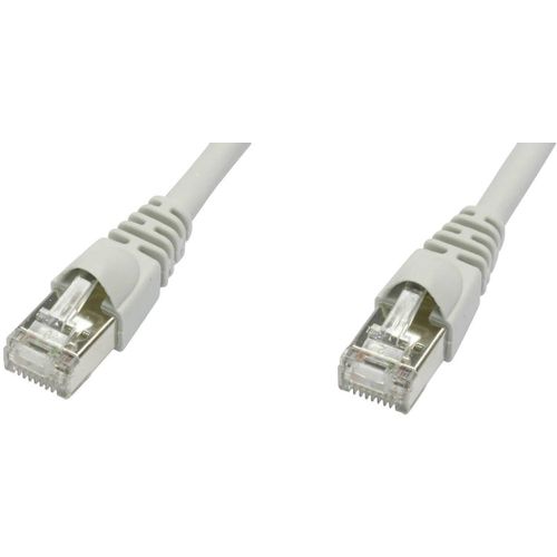 Telegärtner L00001D0036 RJ45 mrežni kabel, Patch kabel cat 5e F/UTP 2.00 m siva vatrostalan, sa zaštitom za nosić 1 St. slika 3