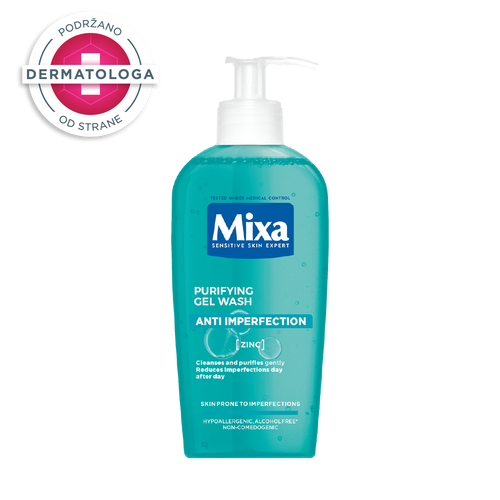 Mixa Anti Imperfection gel za čišćenje lica 200 ml slika 1