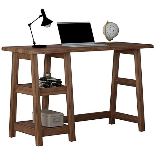 Perla - Walnut Walnut Study Desk slika 2