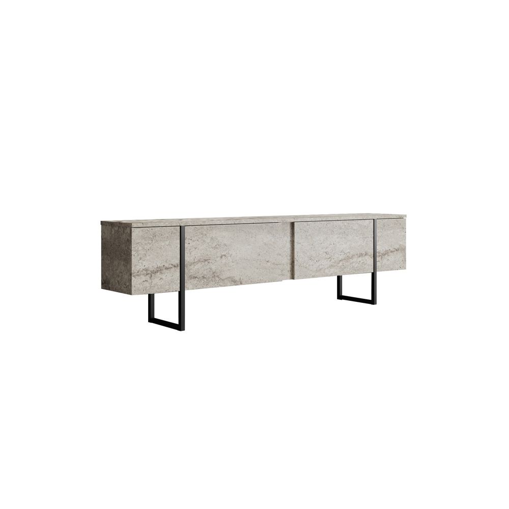 Luxe - Crni TV Stalak od Travertina slika 6