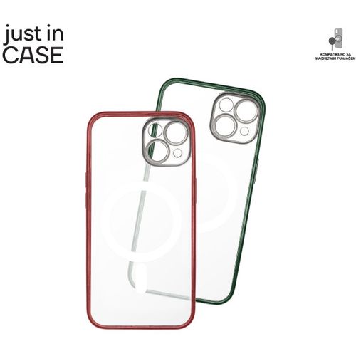 2u1 Extra case MAG MIX paket ZELENO CRVENI za iPhone 14 slika 2
