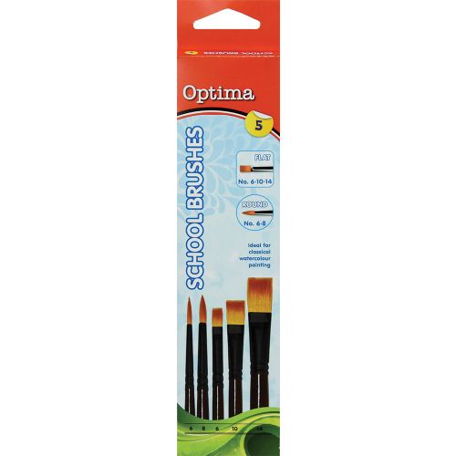 Kistovi tempera set Optima 5/1 br.0,4,6,8,12 100174 slika 1