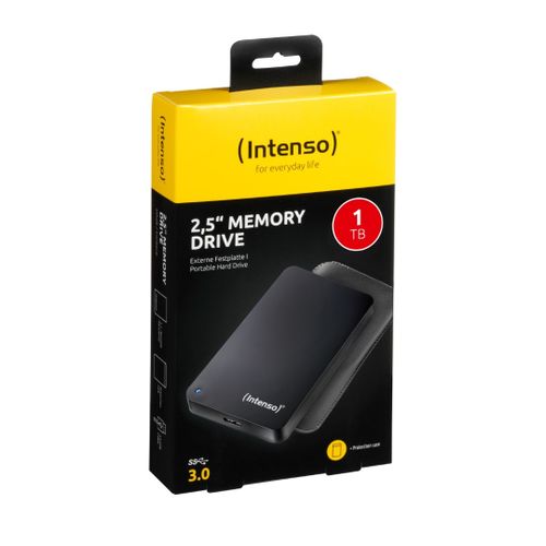 Intenso vanjski disk 1TB 2.5" Memory Drive USB 3.0 Crni + futrola slika 3