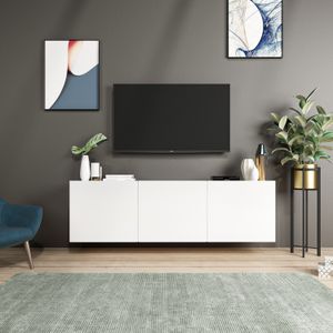 Elegantni bijeli TV stalak