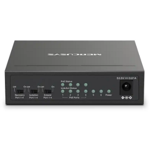 Switch 10/100 6-port Mercusys MS106LP/4-Port PoE+ slika 1