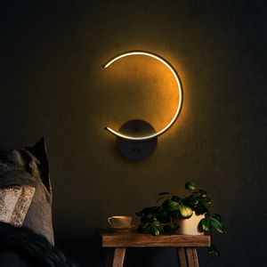 Moon - 13328 Black Wall Lamp