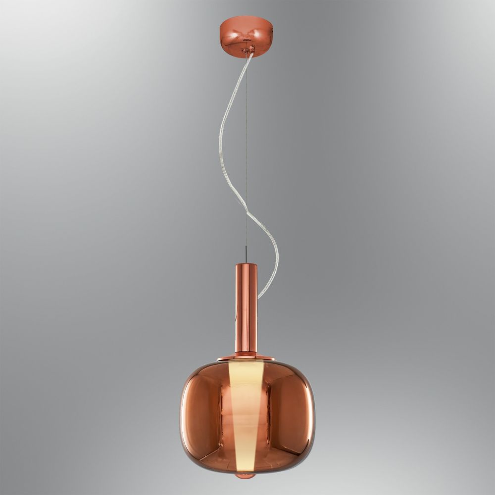 Luster u Rose Gold Boji sa LED Osvjetljenjem slika 3