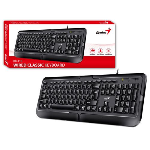 GENIUS Tastatura KB-118 II USB YU (4710268260288) slika 2