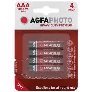 Agfa Zinc baterije, AAA, 1.5 V, blister 4 kom. - AAA B4