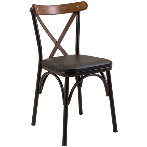 Woody Fashion Stolica, Crno, Oliver Chair -  Black Barok v2 slika 2
