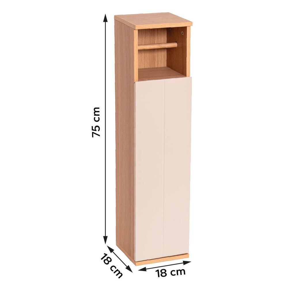Tendance držač toaletnog papira sa spremnikom Rivoli 75x18x18 cm, MDF slika 2