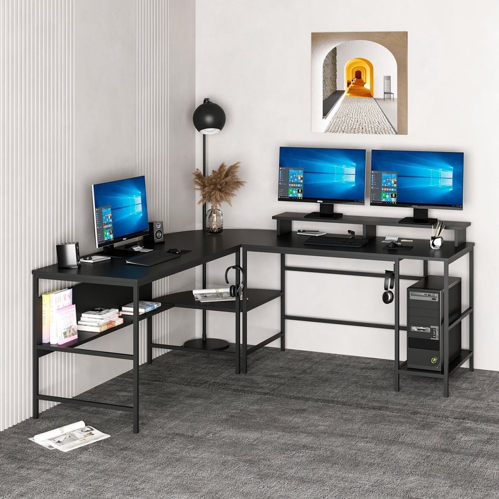 Greta Matte - 7042 - Crni Radni Sto slika 2