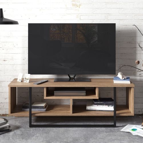 Woody Fashion Polica za TV  ASAL, Asal (120) - Walnut, Black slika 2