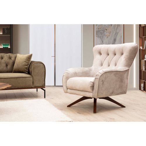 Atelier Del Sofa Fotelja wing SIESTA bež, Siesta Armchair - Cream slika 1