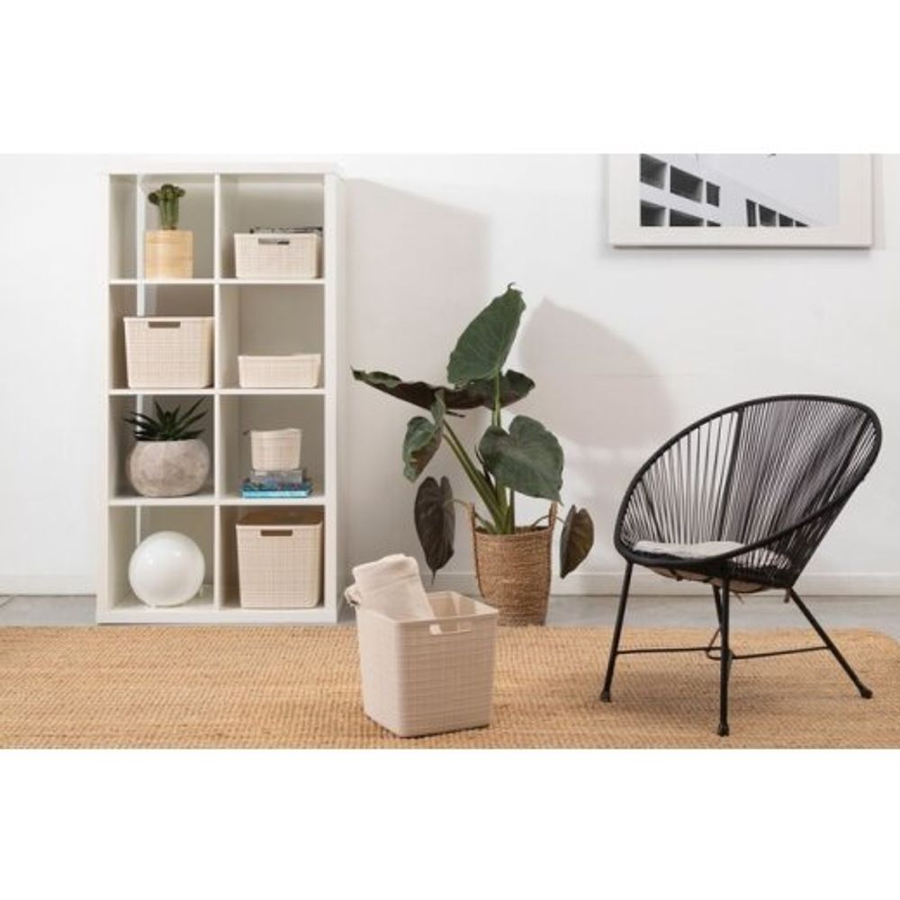 Jute Korpa za odlaganje 5L bijela 273270 slika 3