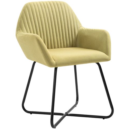 Blagovaonske stolice od tkanine 6 kom zelene slika 31