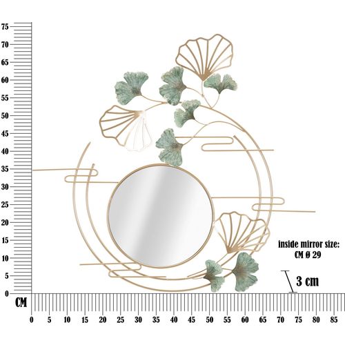 Mauro Ferretti Zidno ogledalo greenery cm 80x3x73,5 slika 6