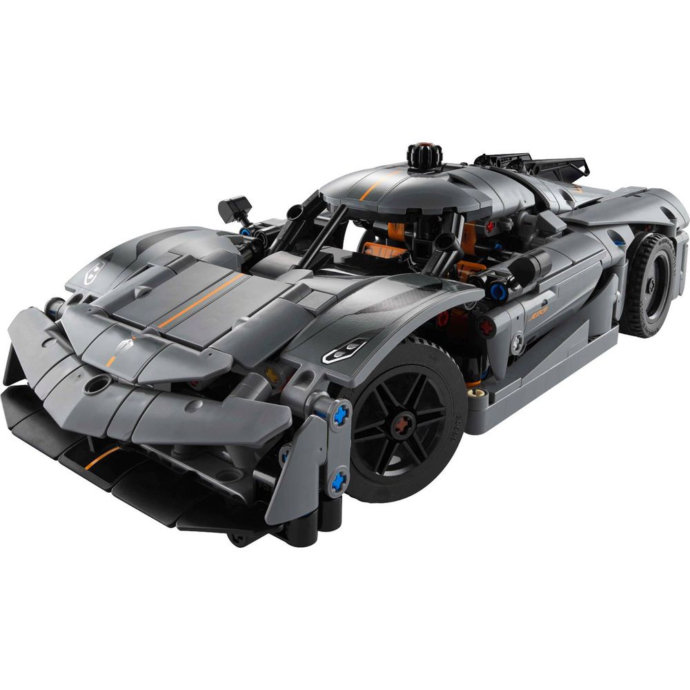 LEGO 42173 Koenigsegg Jesko Gray Hypercar slika 2