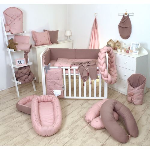 Amy posteljina set 2 elem. Pure Rose (za krevetić 120x60 cm) slika 6