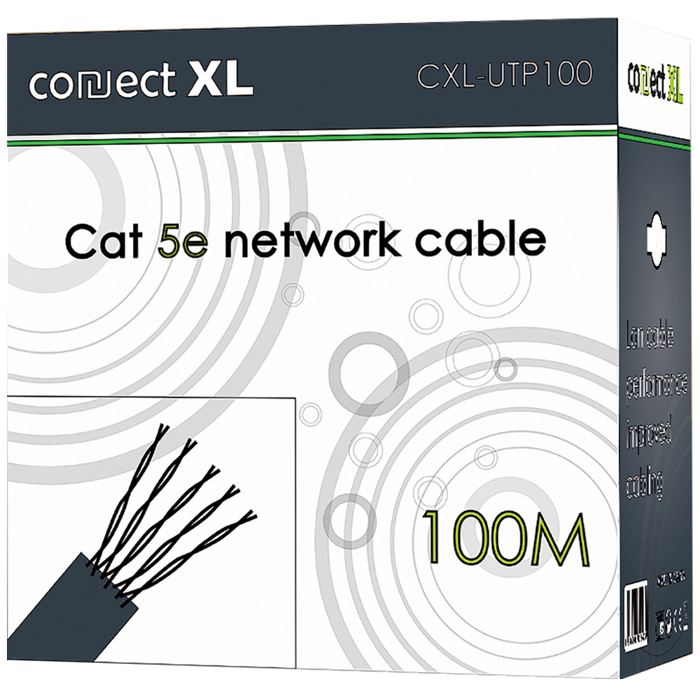 Connect XL Mrežni UTP CAT5E kabl na pak 100 met - CXL-UTP100 slika 2