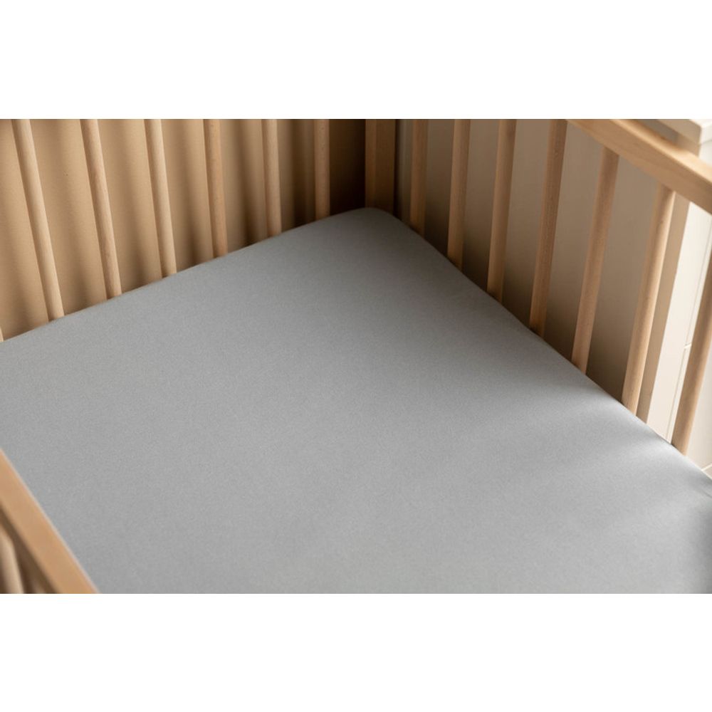 Vodootporna plahta jersey siva 140x70 slika 4