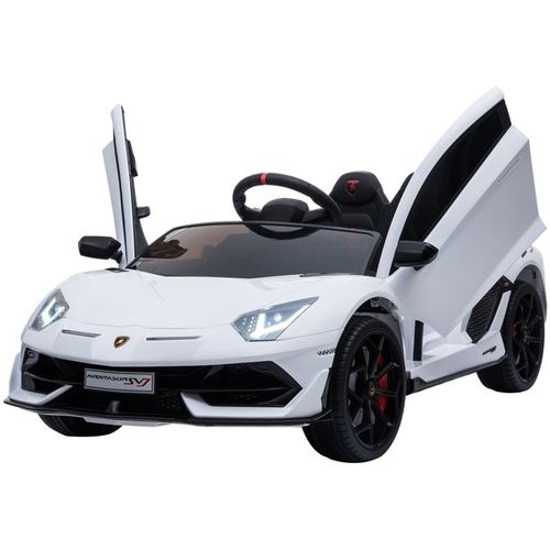 Licencirani Lamborghini Aventador bijeli - auto na akumulator slika 5