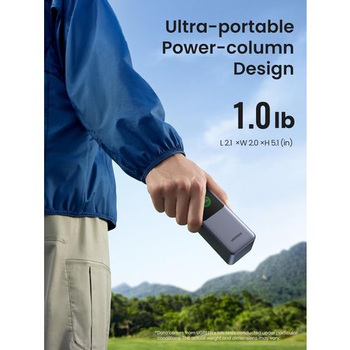 Ugreen portable rechargeable battery 20,000mAh, 130W with smart digital display slika 7