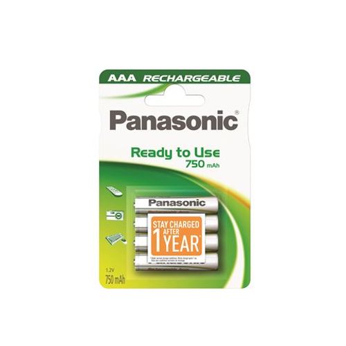 Panasonic baterije HHR-4MVE/4BC, 750mAh, punj. Ready to use slika 1