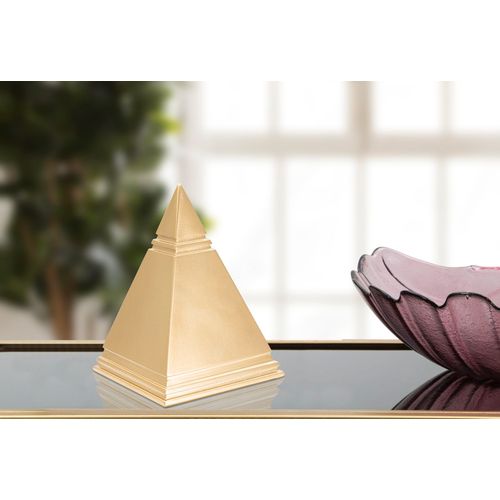 Mauro Ferretti piramida zlatna sa željezom cm 15x15x21 slika 6