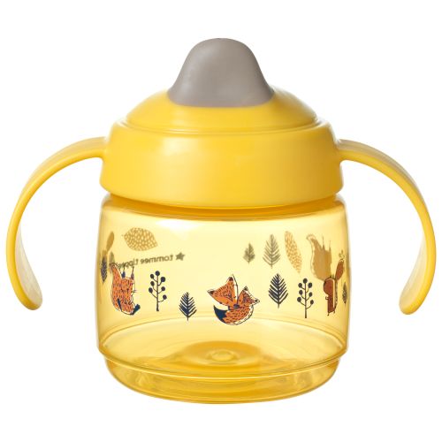 Tommee Tippee Superstar "WEANING SIPPEE" šalica s usnikom i poklopcem, 190 ml, 4MJ+, Žuta slika 3